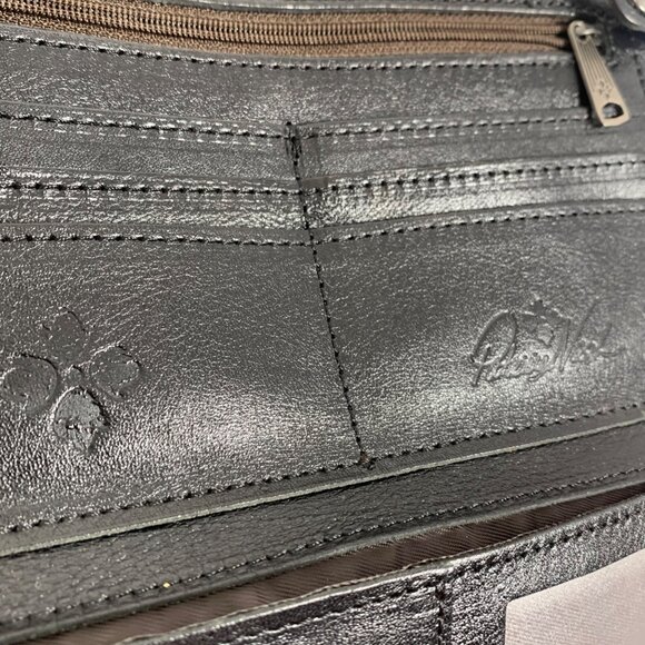 PATRICIA NASH Bianco Organizer Braided Crossbody Bag Trifold Wallet Wristlet EUC - Picture 11 of 16